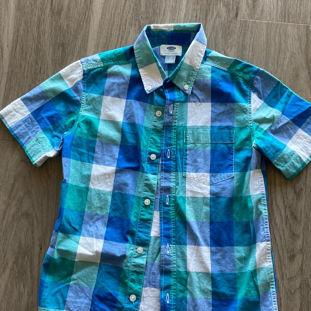Old navy boys button down shirt
